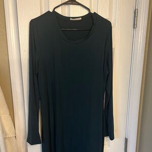 Pinkblush Dark Teal Long Sleeve Dress